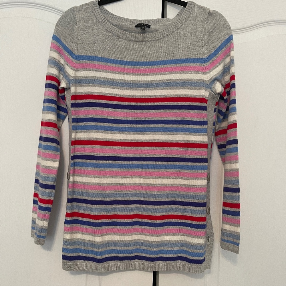 Talbots Striped Sweater XS